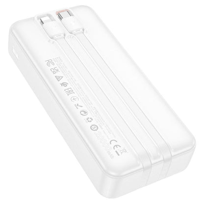 Hoco J118A Speed energy power bank with cable(20000mAh) - White