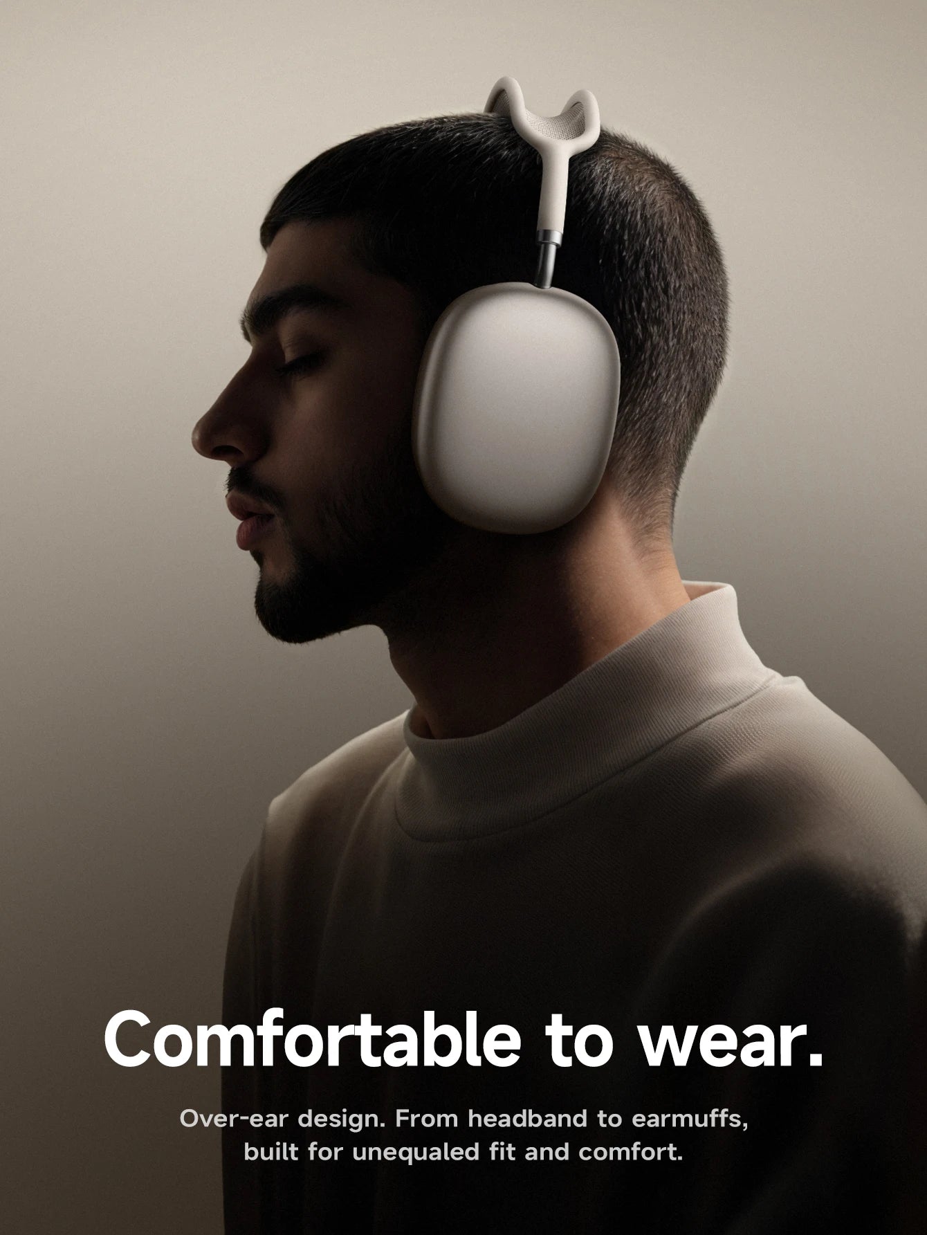 W65 Plus Happy ANC BT headphones Silver
