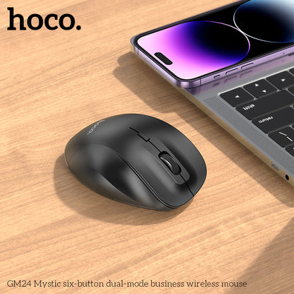 HOCO GM24 Mystic six-button dual-mode business wireless mouse