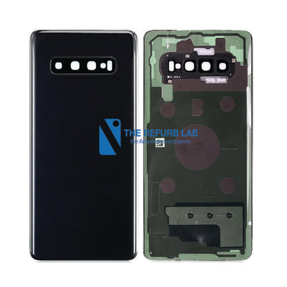 Samsung Galaxy S10 Plus Back Glass with Adhesive - Prism Black