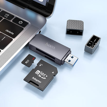 HB45 Spirit 2-in-1 USB/Type-C 2.0 card reader
