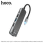 HOCO HB23 Easy view Type-C multifunction adapter(HDMI+USB3.0+USB2.0+RJ45+PD)