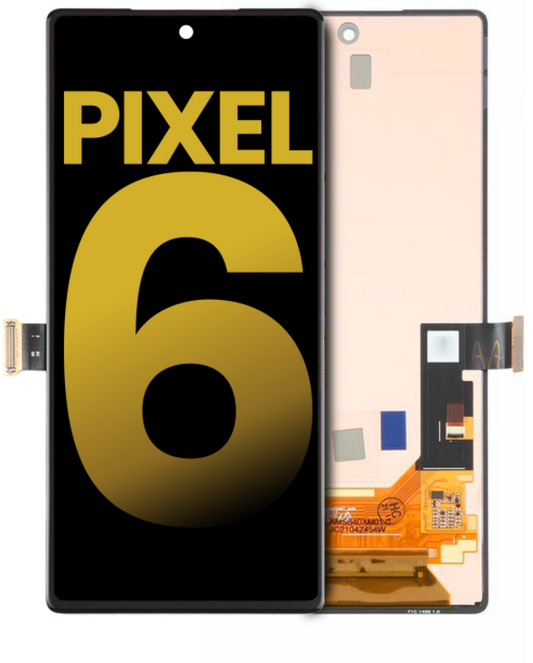 Google Pixel 6A Prime Hard OLED Display Assembly with Frame - Black