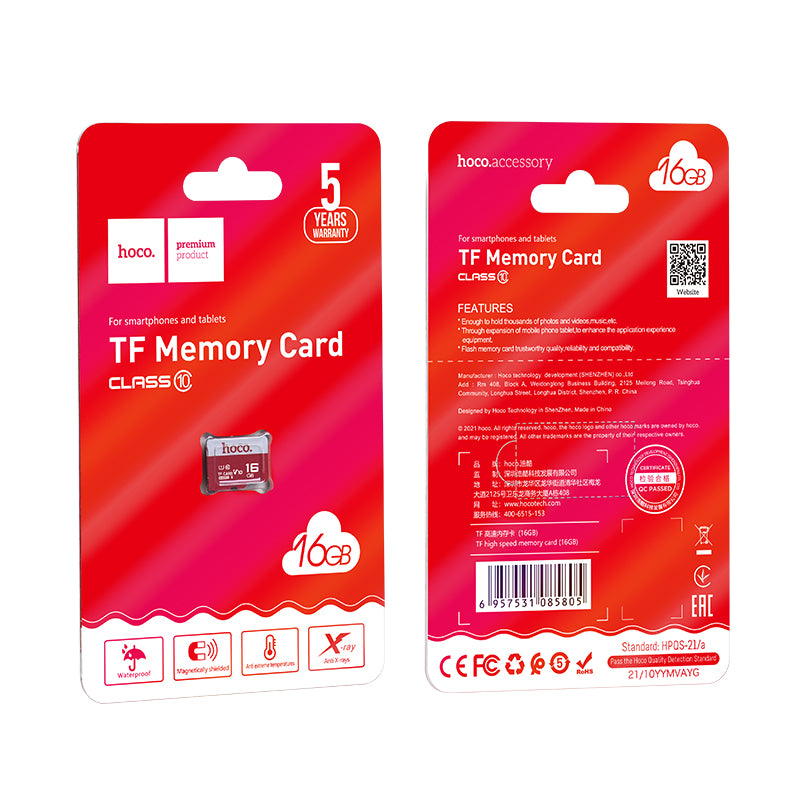 HOCO TF high speed memory card(16GB)