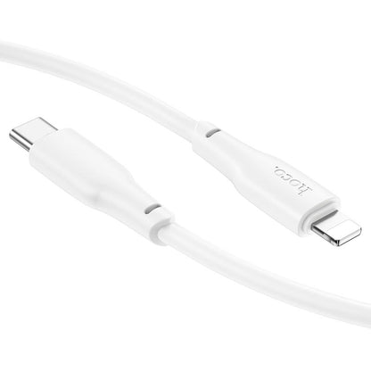 HOCO X93 Force PD20W charging data cable iP(L=1M) - White