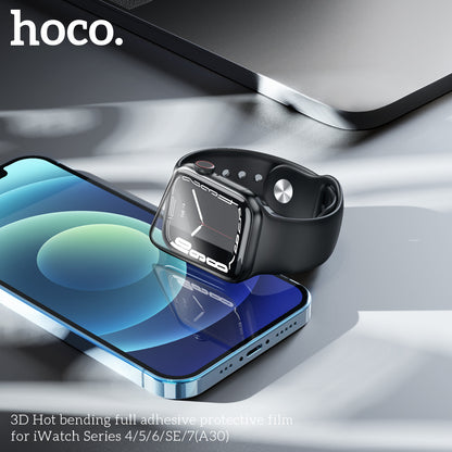 Hoco A30 3D Hot Bending Full Screen Protection Film For iWatch 7 - 45mm