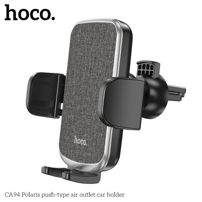 HOCO CA94 Polaris push-type air outlet car holder