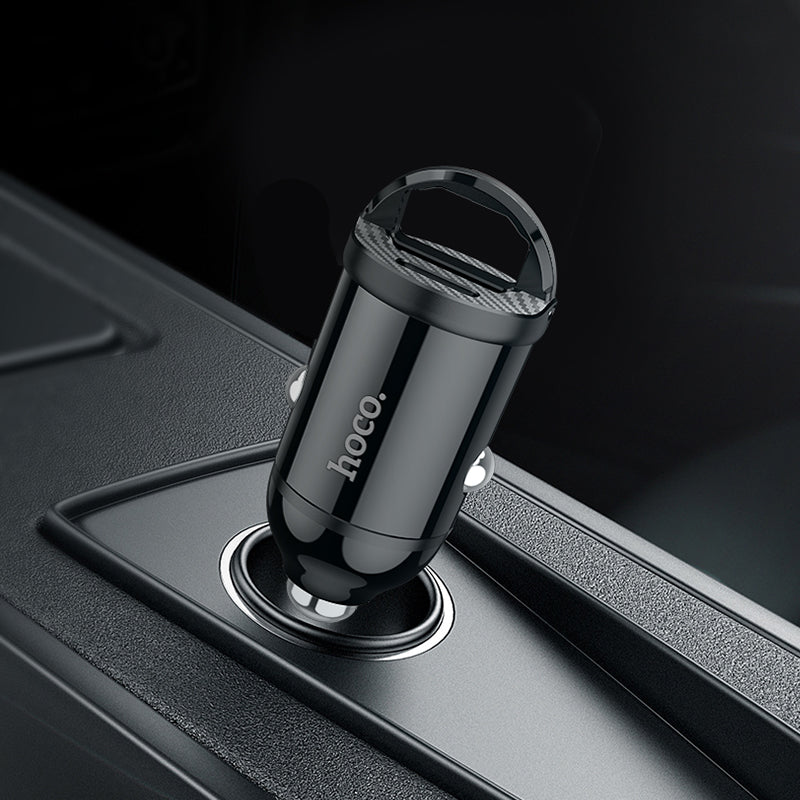 HOCO NZ2 PD 30W + QC3.0 Fast Mini Hidden Car Charger
