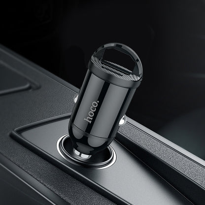 HOCO NZ2 PD 30W + QC3.0 Fast Mini Hidden Car Charger