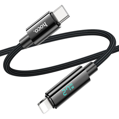 Hoco U125 Benefit PD charging data cable with display iP