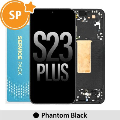 Samsung Galaxy S23 Plus Service Pack Screen - Black