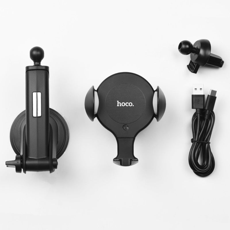 CA60 Aspiring infrared sensor wireless charging car holder