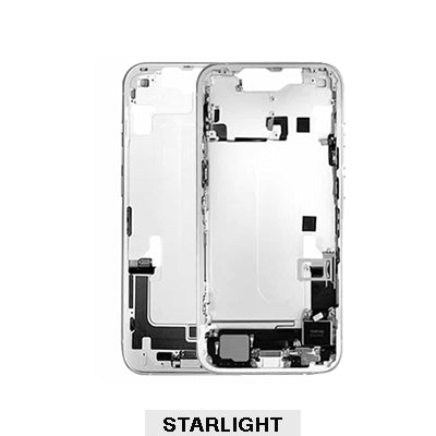 iPhone 14 Oem Mid Frame Housing With Small Parts - Starlight