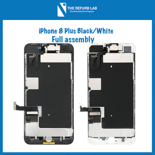 iPhone 8 Plus Full Assembly Replacement Aftermarket Screen - Black