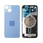 Iphone 14 - Back Glass with 3M Adhesive With Camera Lens And Magnet OEM - Blue