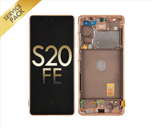 Samsung Galaxy S20FE Service Pack with Frame - Orange