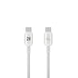 NCC XC-0711 USB-C To USB-C 65W 1.2M Braided & Aluminium Case - Light Grey