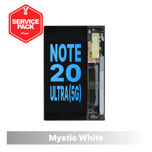 Samsung Galaxy Note 20 Ultra Genuine Original Service Pack - Mystic White