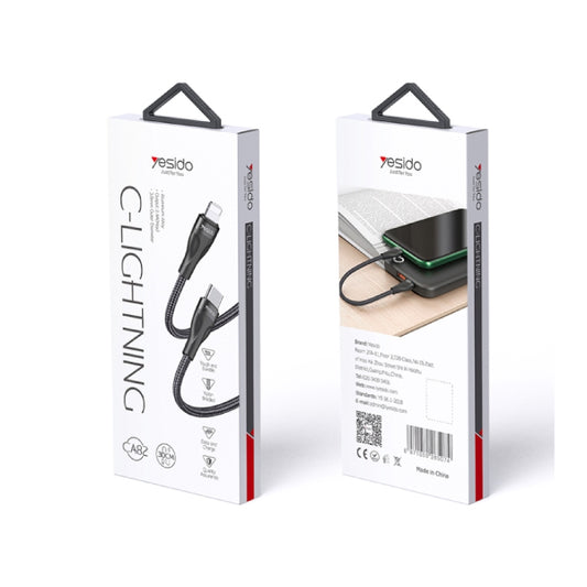 YESIDO Charging Cable 30CM - Type C to Lightning  Super Fast - CA82