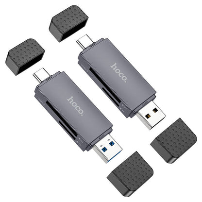 HB45 Spirit 2-in-1 USB/Type-C 2.0 card reader