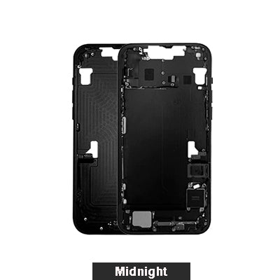 iPhone 14 Plus Oem Mid Frame Housing With Small Parts - Midnight