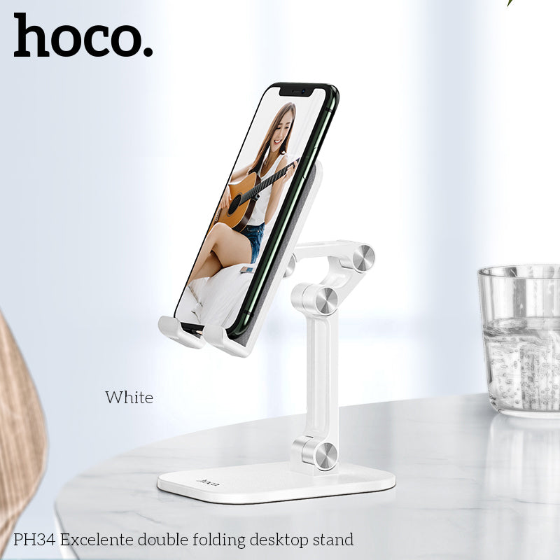 Hoco PH34 Tabletop Folding Holder - White