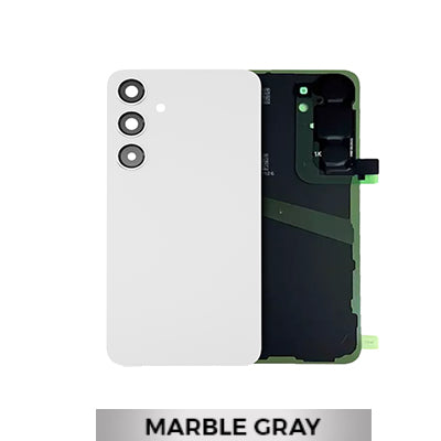 Samsung S24 Back Glass with Adhesive - Marble Gray