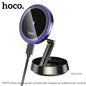 HW33 Metal ring magnetic wireless fast charging car holder(center console)