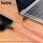HOCO X21 Silicon Lightning Fast Charging Cable - Red (L=1M) [BW100]