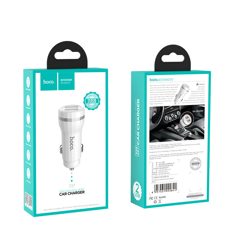 HOCO Z27 Dual USB Car Charger