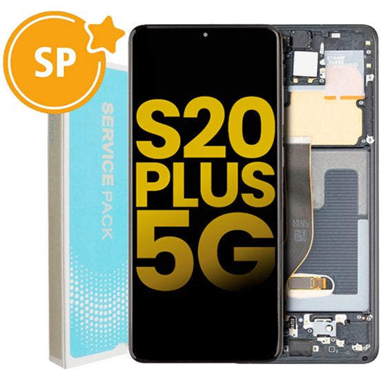 Samsung Galaxy S20 Plus Service Pack Screen - Black