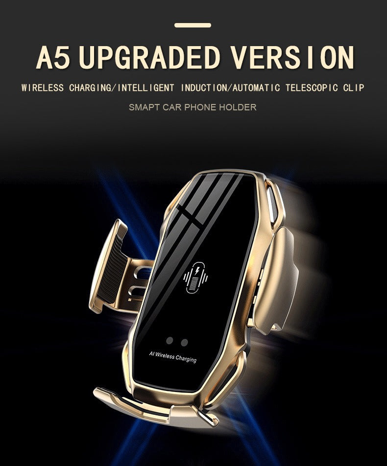 Smart Wireless Charger Car Mount with Stand and Clip 10W - A5
