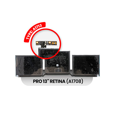 Macbook Pro A1708/A2289 Battery(P/No A1713)