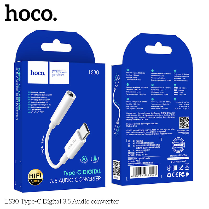 HOCO LS30 Type-C Digital 3.5 Audio converter