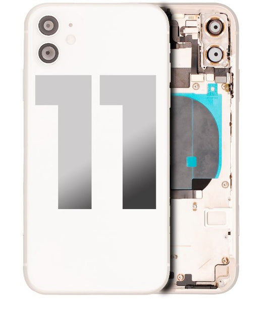 iPhone 11 Housing With Parts (NO Charging Port) - White