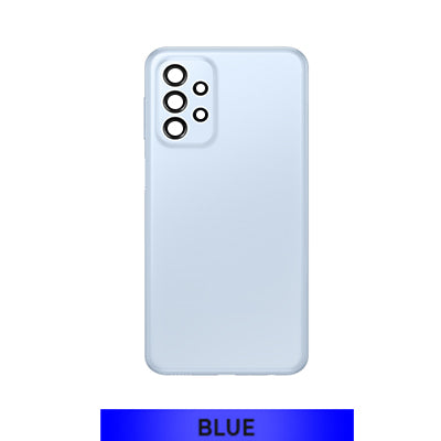 Samsung   A23/236 5G Back Glass With Camera Lens And Adhesive - Light Blue