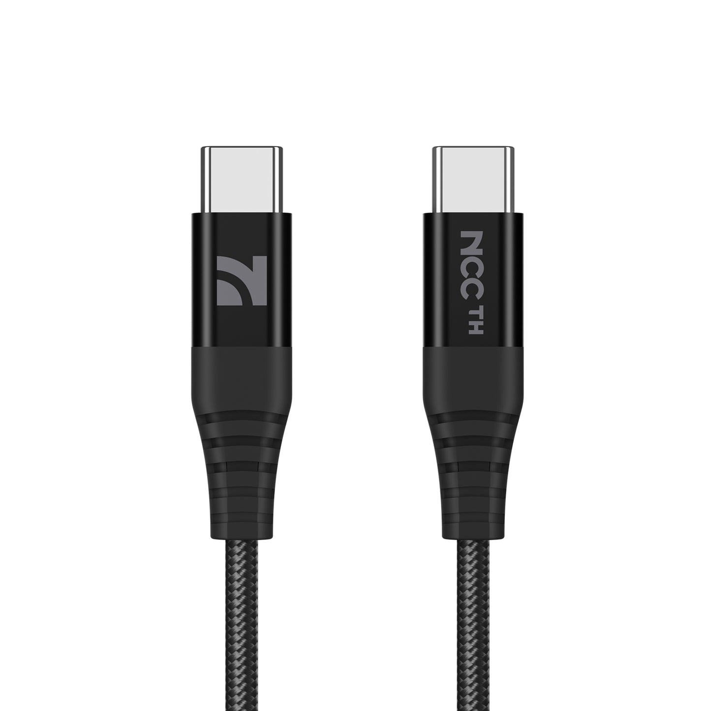 NCC XC-1303 3A USB-C TO USB-C 1M Weaving+Aluminum Alloy - Black