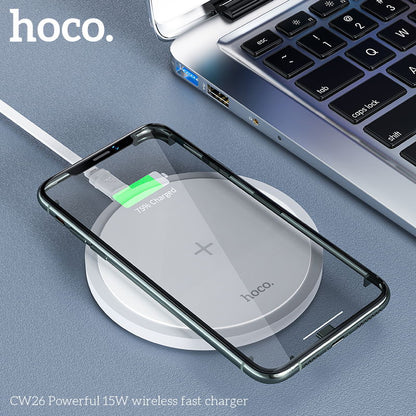 Hoco CW26 15W wireless fast charger