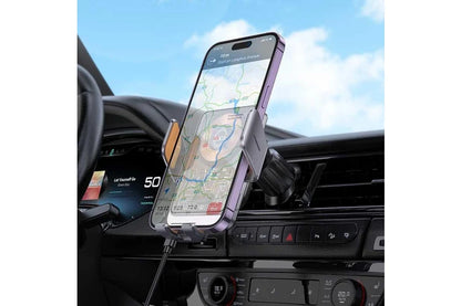 HW7 Transparent Discovery Edition wireless fast charging car holder(air outlet)