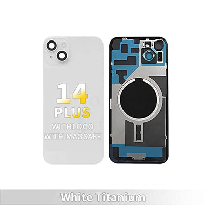 Iphone 14 Plus Back Glass With Camera Lens And Magnet OEM - Starlight