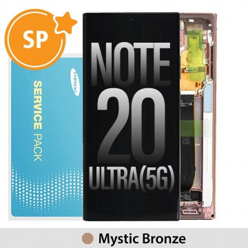 Samsung Galaxy Note 20 Ultra Genuine Original Service Pack - Mystic Bronze