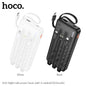 J146 Night tide 10000mAh with 4 cables power bank - Black