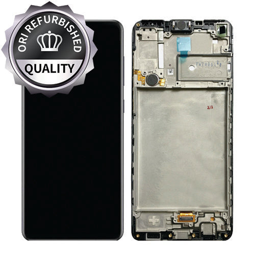 Samsung Galaxy A21S Compatible Amoled Assembly with Frame Refurbished