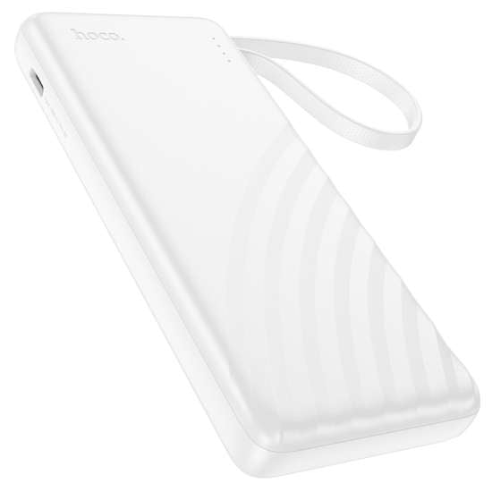 Hoco J129 Nature power bank with cable(iP)(5000mAh) White