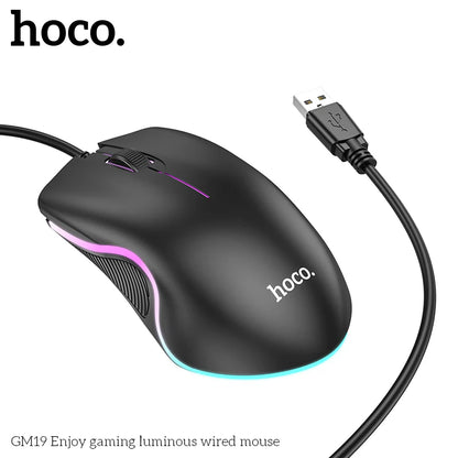 GM19 Enjoy gaming luminous wired mouse