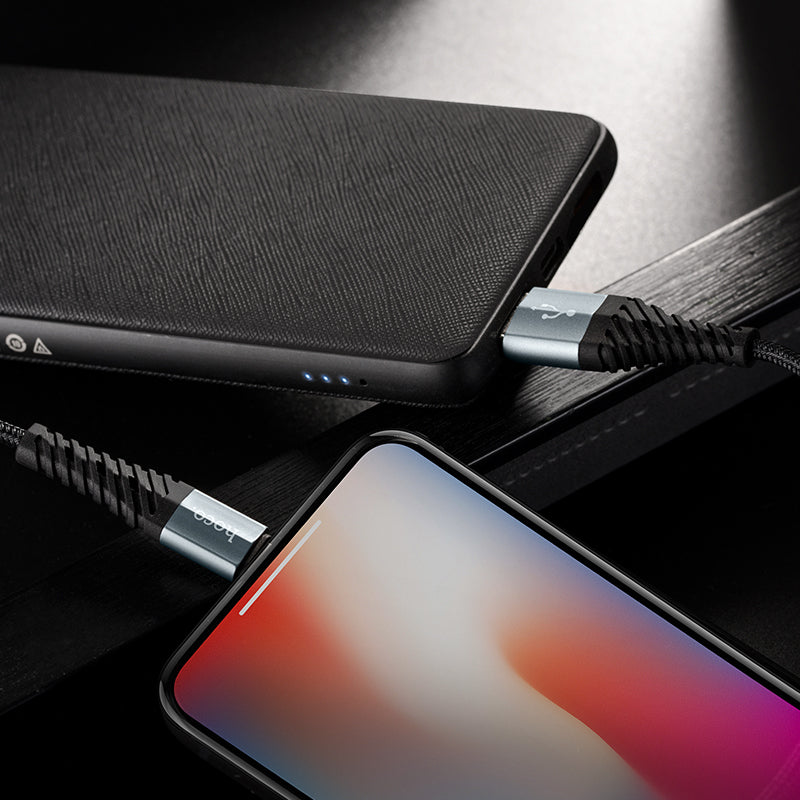 HOCO X38 Cool Charging data cable for Lightning Black 1m
