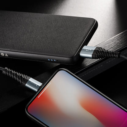 HOCO X38 Cool Charging data cable for Lightning Black 1m