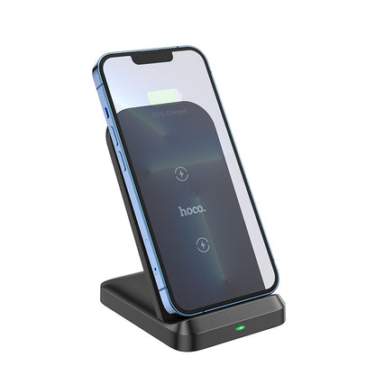Hoco CW38 vertical wireless fast charger - Black
