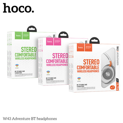 HOCO W43 Adventure BT headphones - White