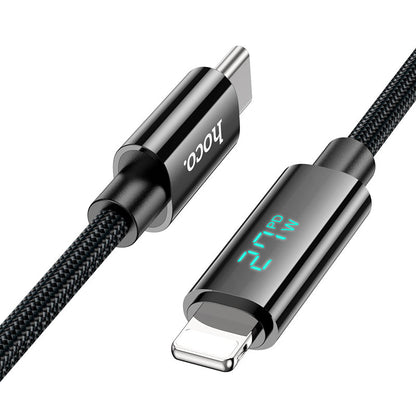 Hoco U125 Benefit PD charging data cable with display iP